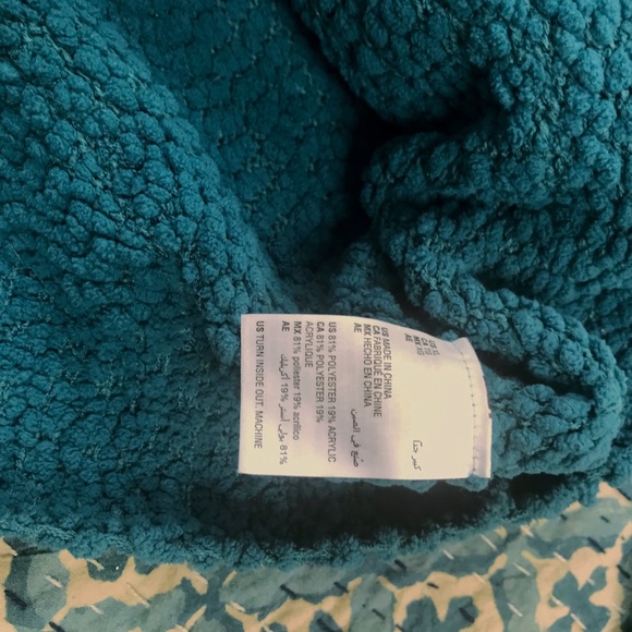 Turquoise Popcorn Sweater - Picture 4 of 5